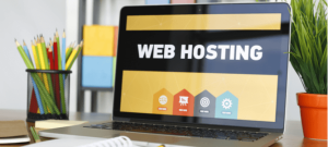 Web Hosting on leptop screen